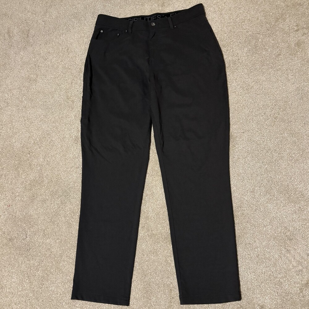 Gerry Mens 34x32 Gray Tech Stretch Nylon Pants Ripstop Performance Outdoor